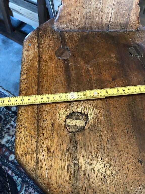Sedie: Stabelle antik Nussbaum Holz massiv stabil  – Usato da Malters venduto da WerkstattBurch 4