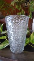 Alte schöne  Glasvase 20 cm hoch