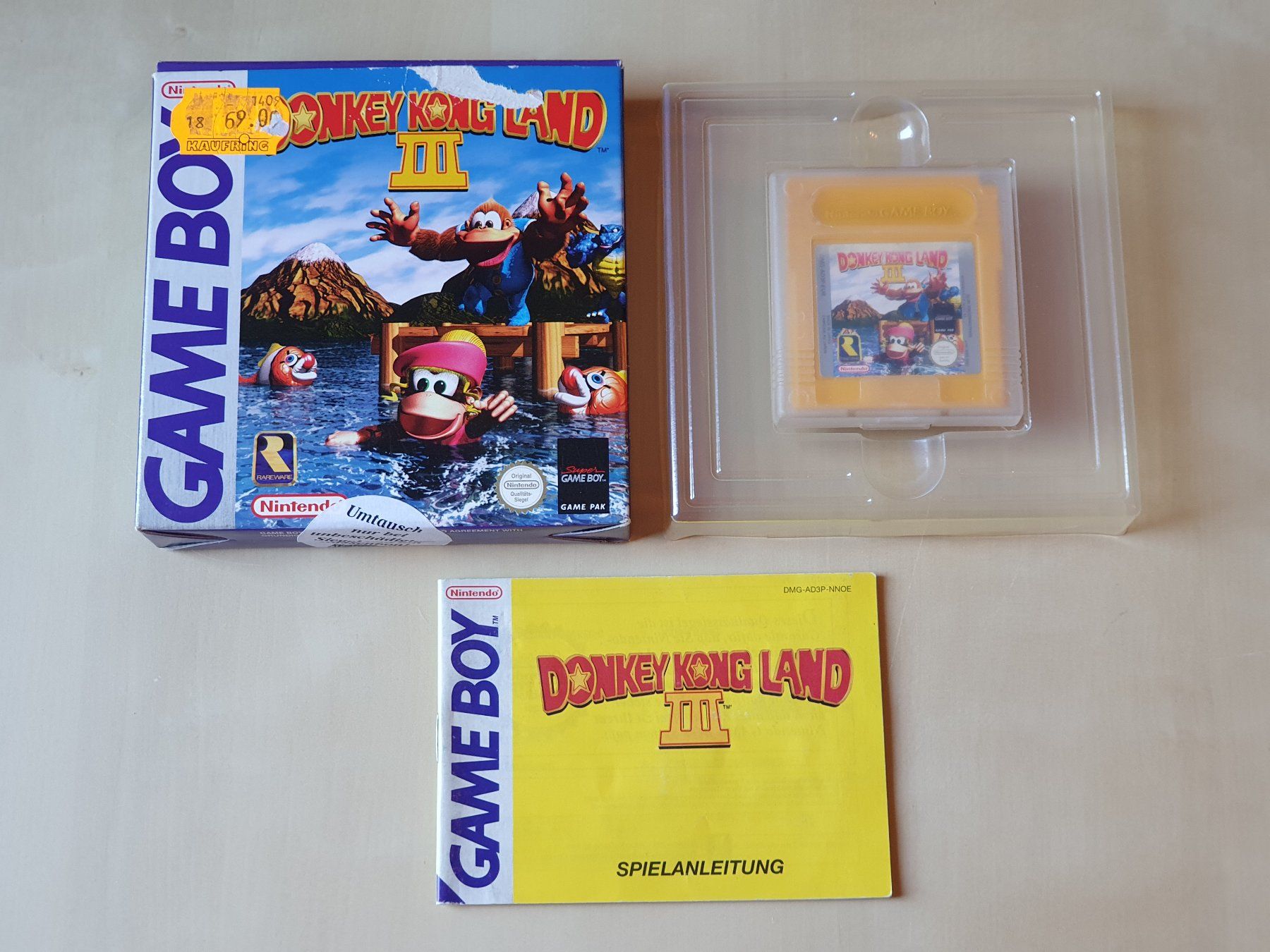 Nintendo Giochi: Donkey Kong Land III – Usato da Stansstad venduto da collectorsshop 6