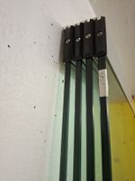 4 Glasschieber mit Laufschienen Grösse 4m x 1.40 zu verkaufe