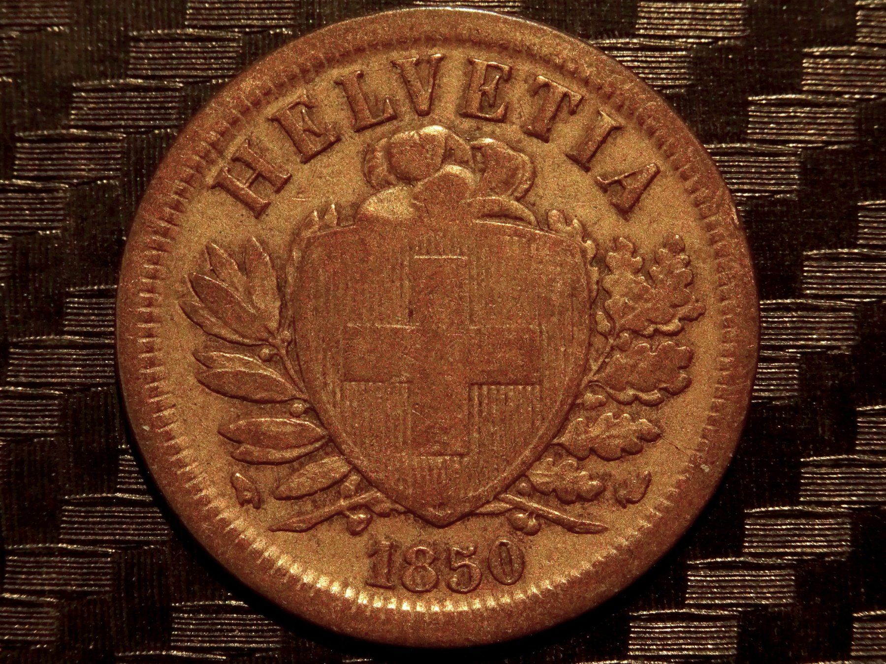 Tutti le monete: 1850 - 2 cts. 2.37gr – Usato da Courgenay venduto da ZubR237
