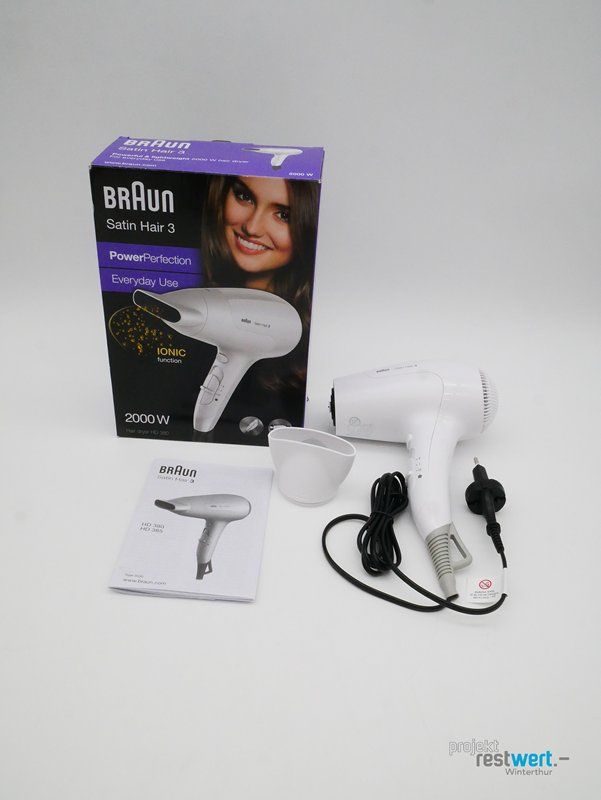 Braun Asciugacapelli: BRAUN Satin Hair 3 – Nuovo (secondo la descrizione) da Winterthur venduto da Restwert_Winterthur