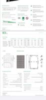 Panneaux solaires 425w