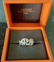 Bague Hermès Chaîne d'ancre Enchaînée PM  t. 50