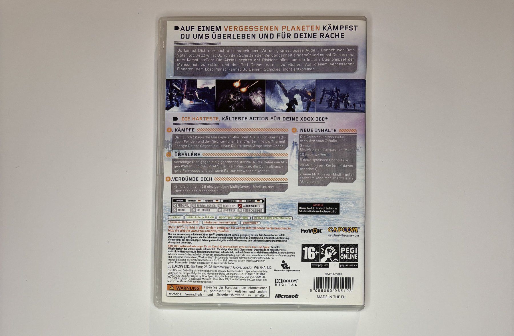 Giochi: XBOX 360 - Lost Planet: Extreme Condition - Colonies Edition – Usato da Allschwil venduto da Bullach 2