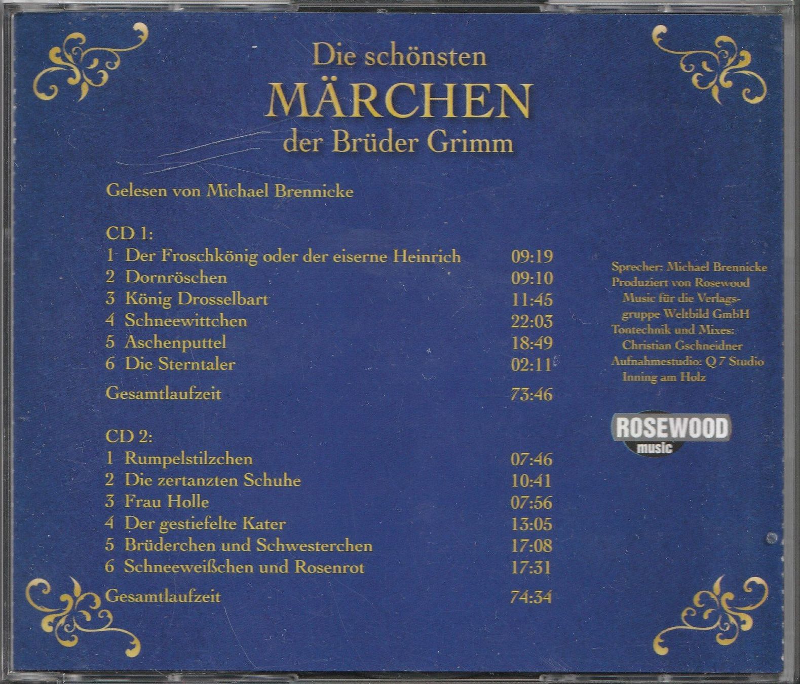Hörbücher: Div. Märchenbücher + 2 CD's (Gebrüder Grimm) – Gebraucht aus Kleindietwil von kon_9nml 1