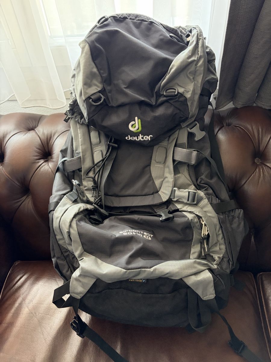 Deuter Zaini: Deuter Aircontact 50+10SL – Nuovo (secondo la descrizione) da Wangen SZ venduto da Knivi 1