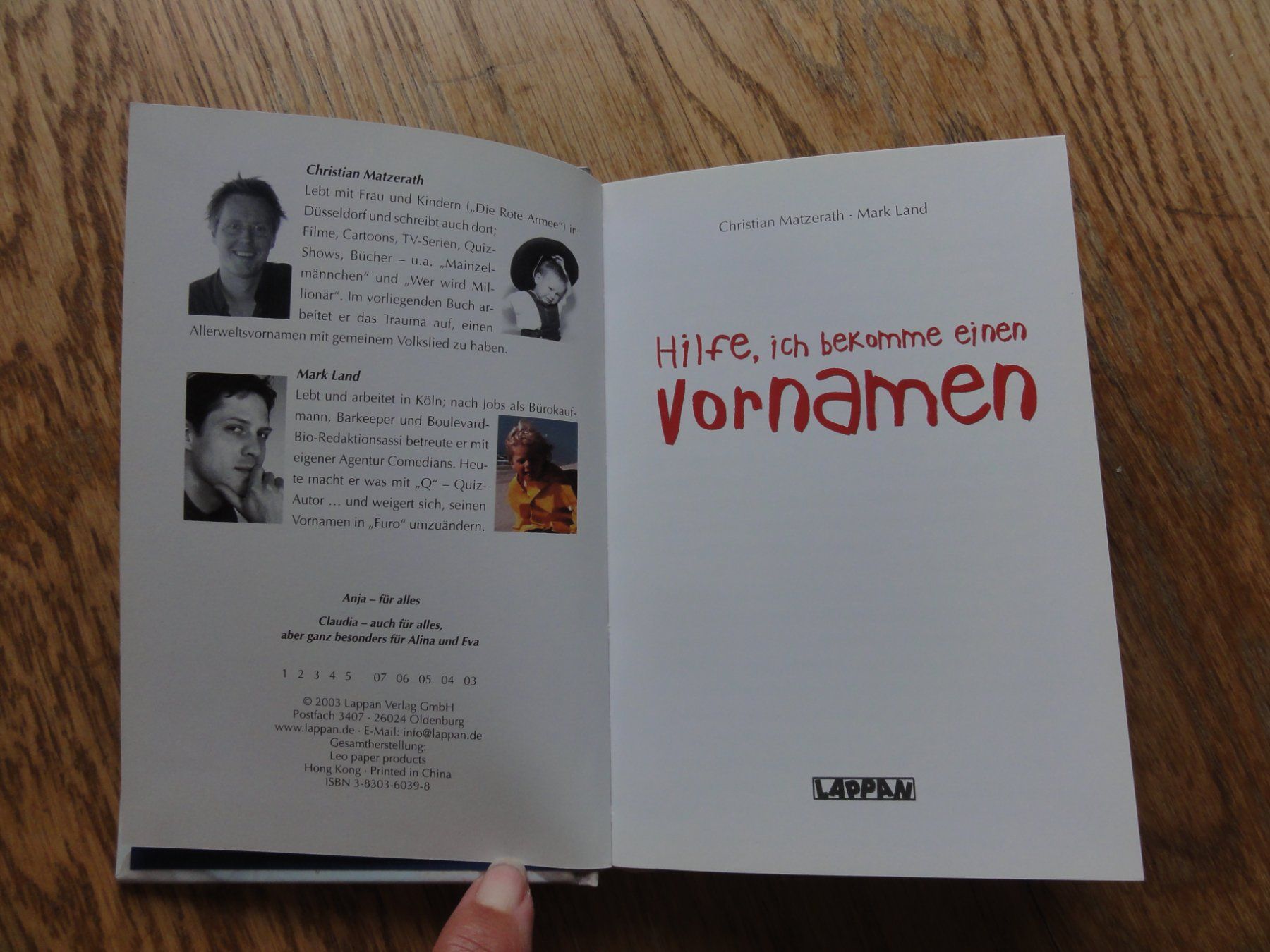 Libri: Hilfe, ich bekomme einen Vornamen! – Usato da Riedholz venduto da Taweva 1