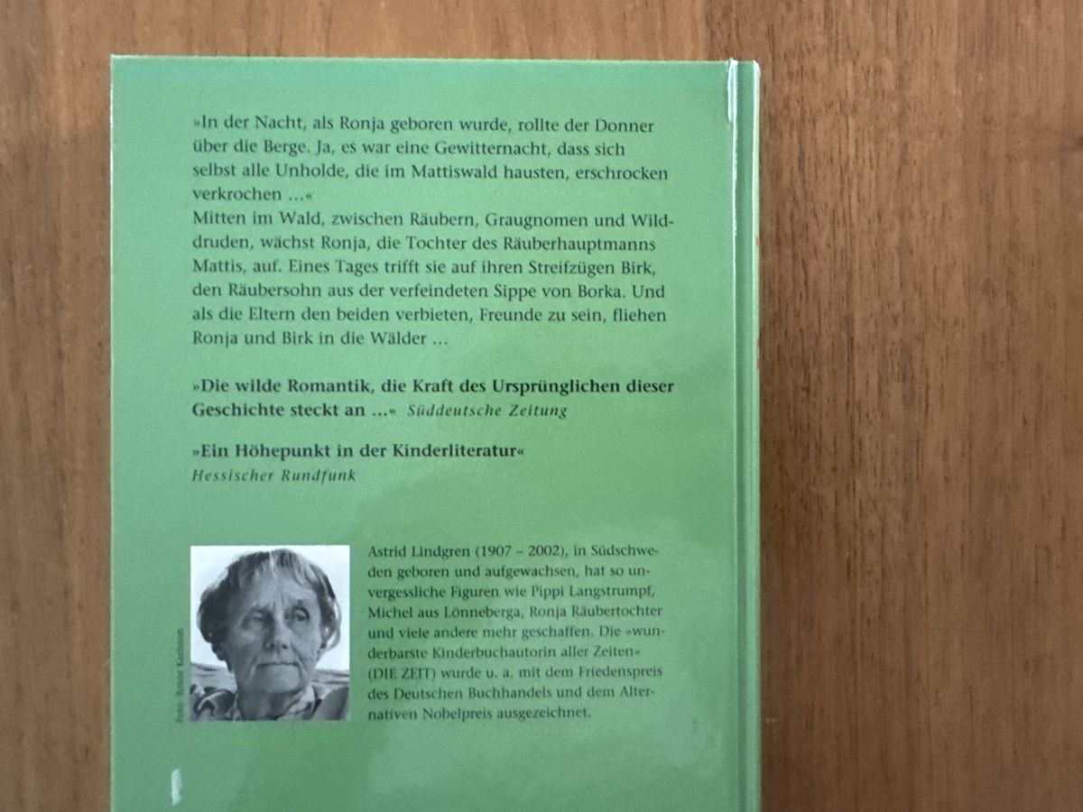 Bücher: Astrid Lindgren Ronja Räubertochter – Gebraucht aus Hagendorn von KALU27 1