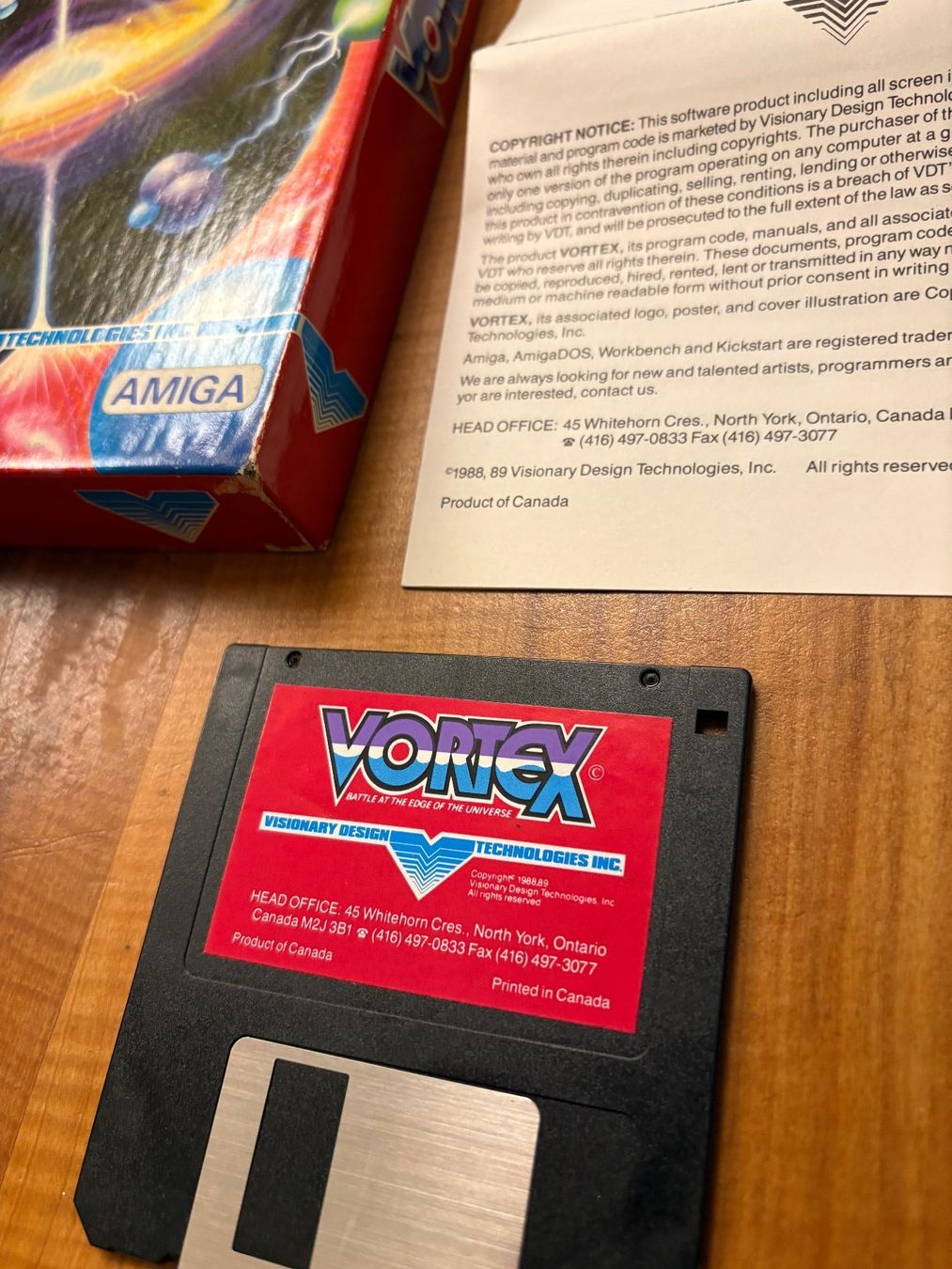 Giochi: Amiga Spiel: Vortex – Usato da Niederhasli venduto da Manuf0 3