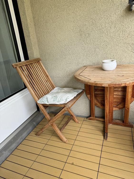 Balkon Tisch mit 2 Stühlen Kaufen auf Ricardo