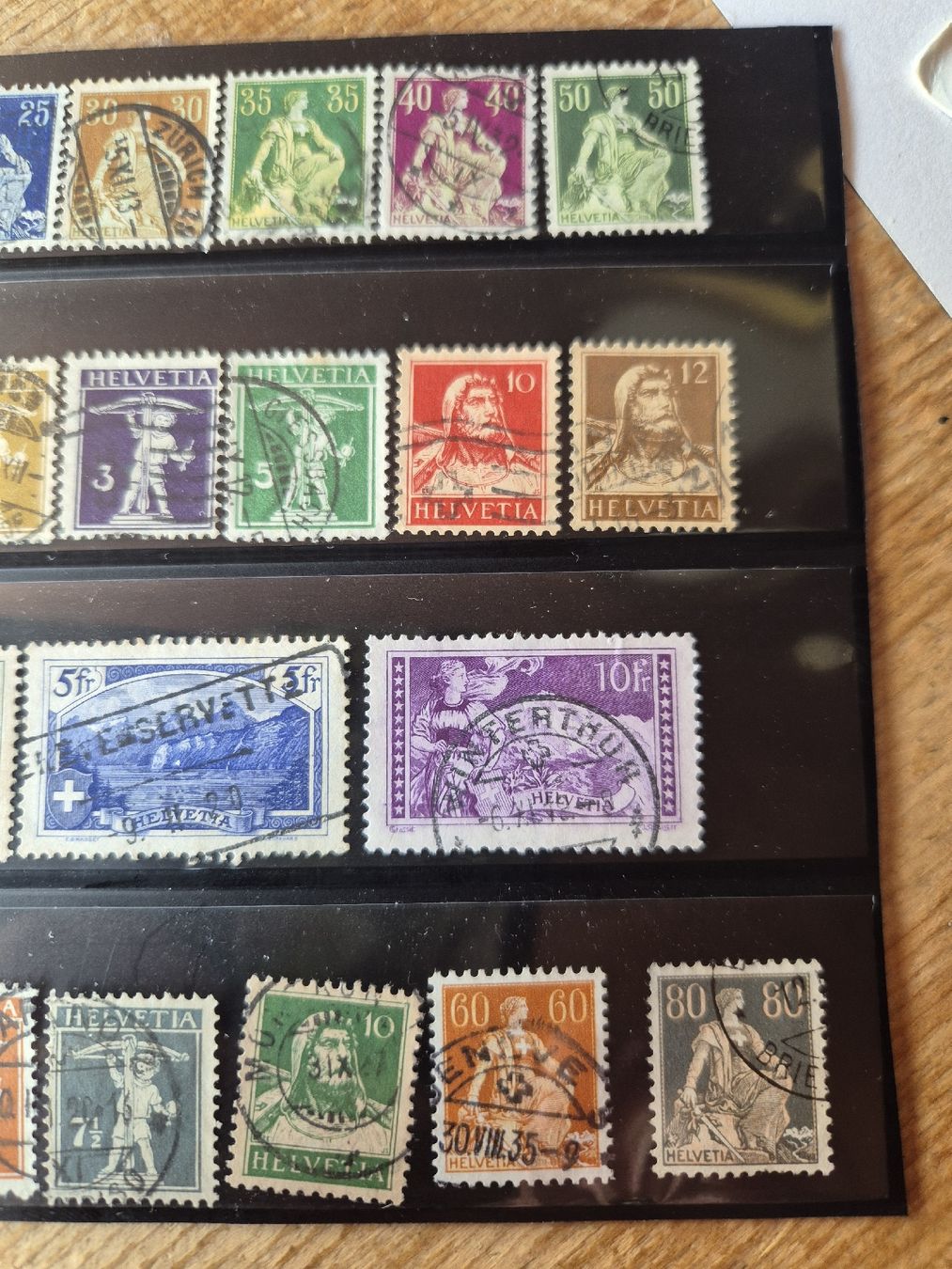 Alle Briefmarken: schönes altschweiz lot – Gebraucht aus Uznach von Fireblade7 5