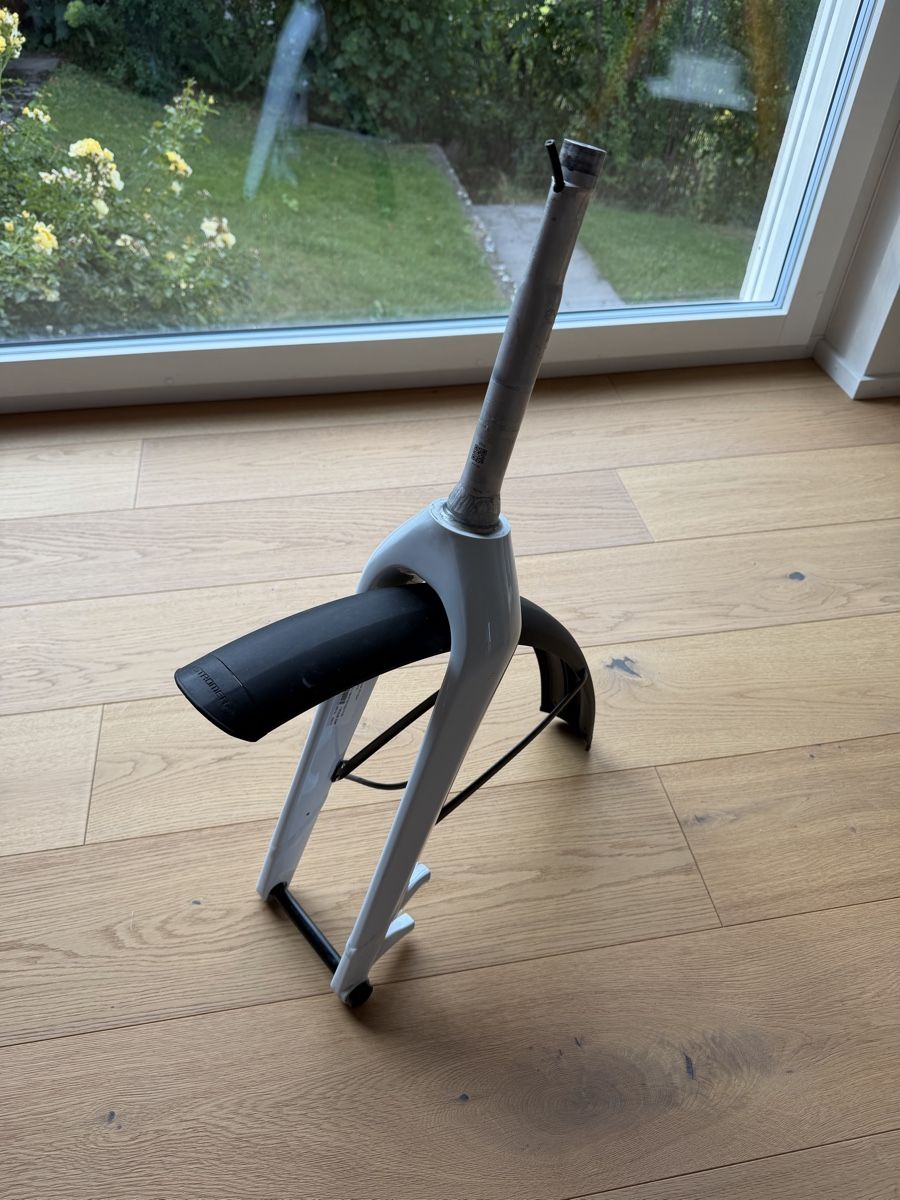 Stromer Ersatzteile: ST3 Stromer Fahrradgabel weiss inkl. Schutzblech  – Gebraucht aus Stettlen von canyonF4 2