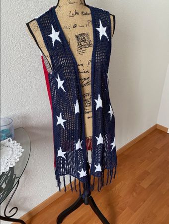 Long Gilet USA Linedance, Country