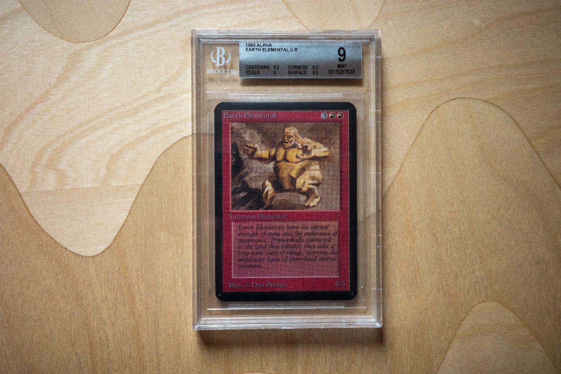 Magic The Gathering Carte collezionabili: Earth Elemental BGS 9 Mint - Limited Edition Alpha - MTG – Usato da Genève venduto da axel_ 1