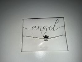 Neues, zartes Engel Armband, versilbert, ideales Geschenk!