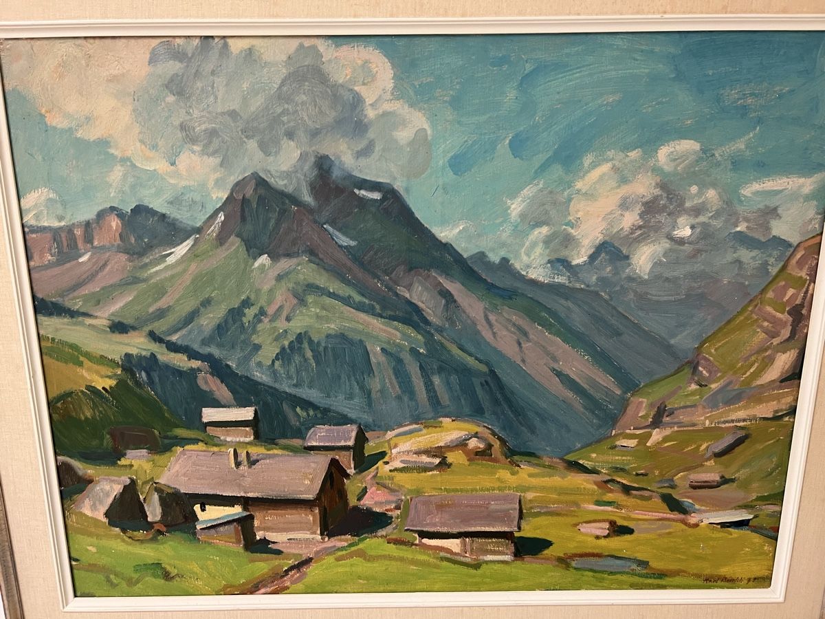 Dipinti: karl Bürkli Gemälde Landschaft 79 – Usato da Hombrechtikon venduto da vespa1954 6