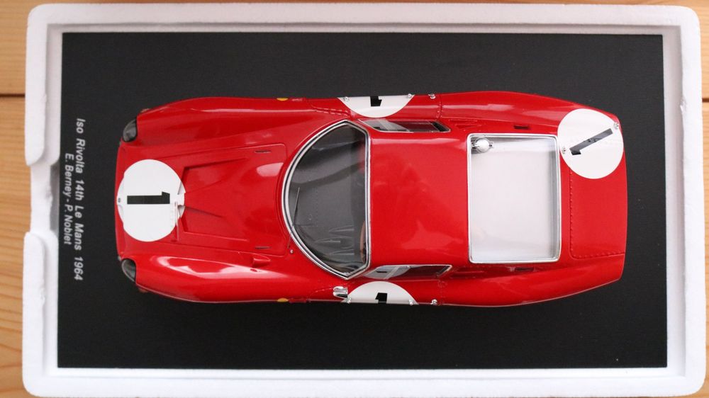 Miniature Spark 1/43 - ISO A3C #1 - 14e Aux 24 Heures Du Mans 1964 - P. Noblet / F. Berney
