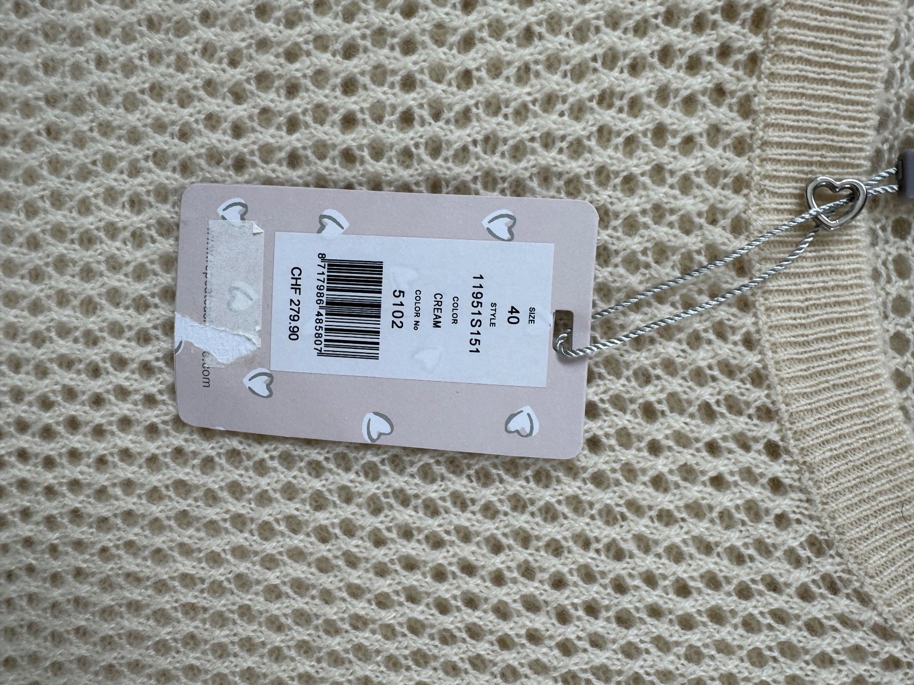 Repeat Maglioni & Felpe: DTLM by REPEAT Kaschmir Pullover Gr 40 Cream NEU – Nuovo e nell'imballaggio originale da Zuerich venduto da Moochie 2
