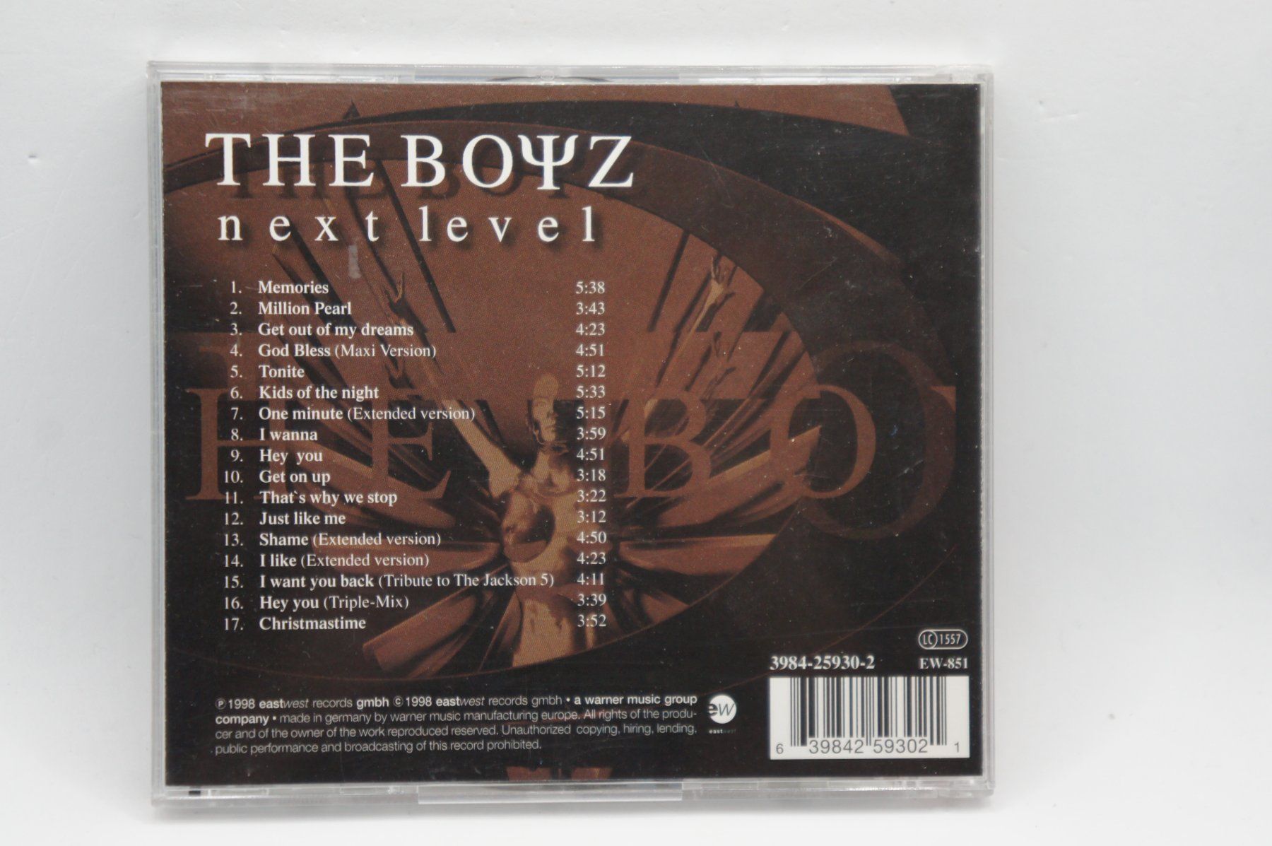 CDs: CD The Boyz ‎– Next Level – Gebraucht aus Ernetschwil von luisvonerni 1