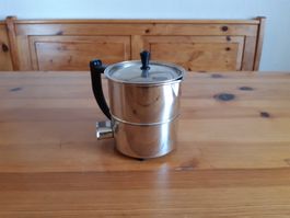 Retro Milchkocher Edelstahl 50er Jahre