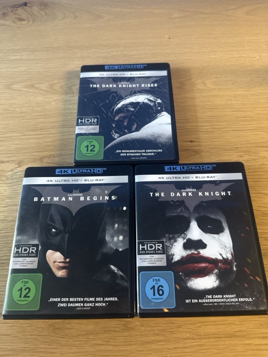 Tutti i DVDs: Batman Trilogy 4K UHD Blu-ray  – Usato da Weinfelden venduto da sco_2jx6