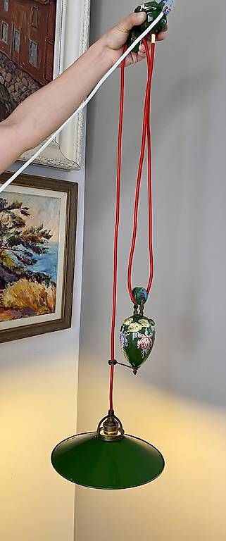 Lampadari & plafoniere: Suspension avec contrepoids  – Usato da La Chaux-de-Fonds venduto da analucie
