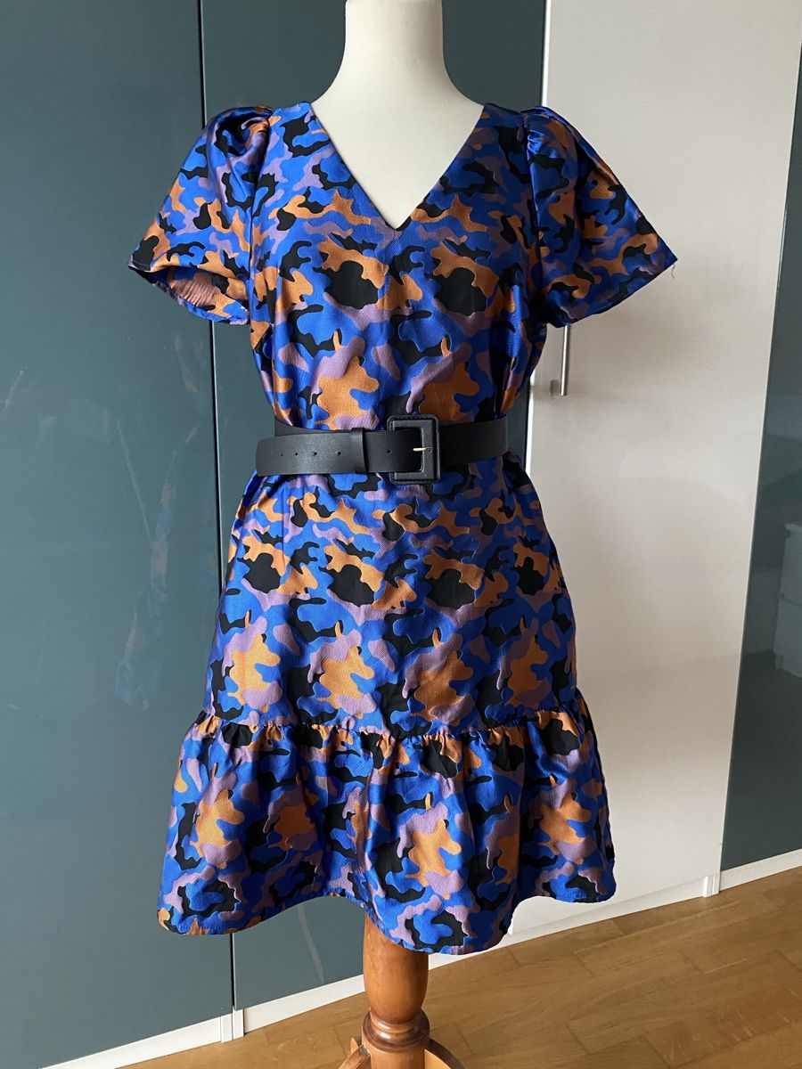 Kleider: Blue Camouflage Dress by Y.A.S – Gebraucht aus Dübendorf von Levintreyer