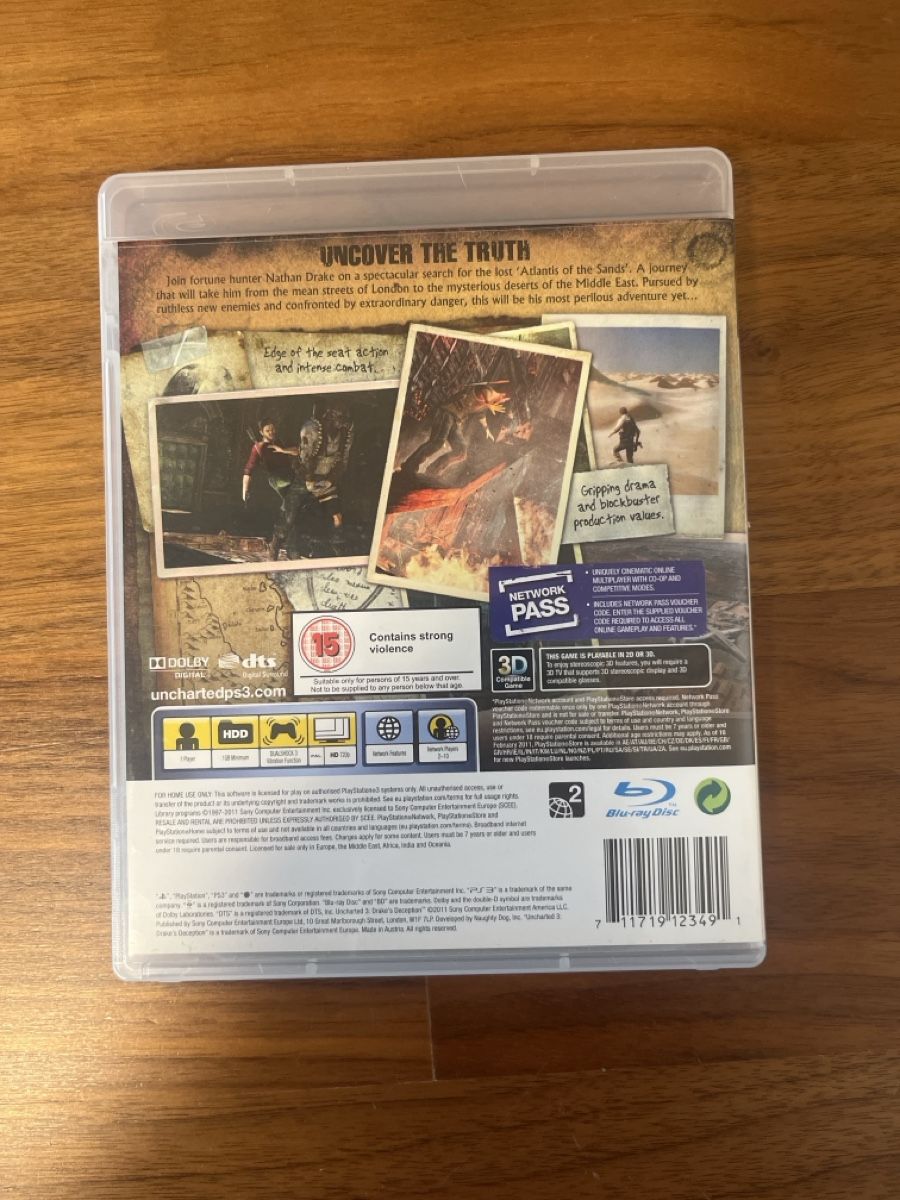 Sony Spiele: Uncharted 3 Drakes Deception PS3  – Gebraucht aus Bremgarten AG von hei_l75q 1