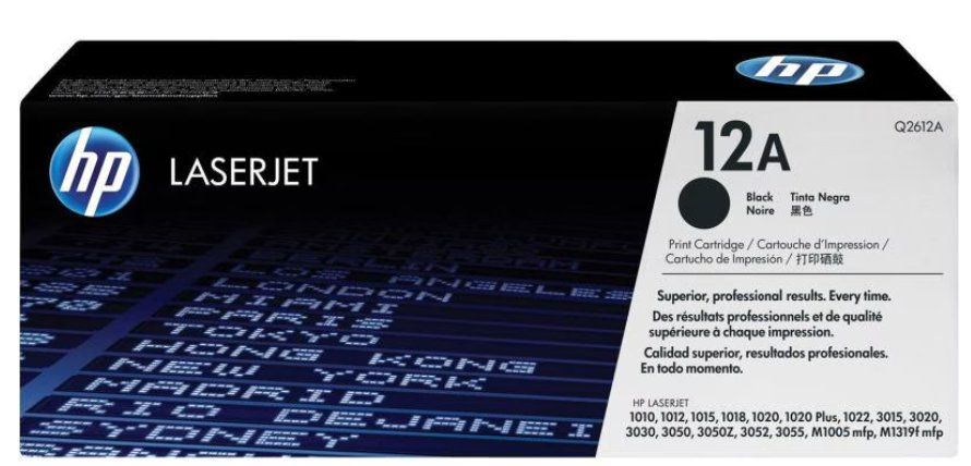 Hewlett Packard Cartucce per stampanti & toner: HP Laserjet Toner 12A Black – Nuovo e nell'imballaggio originale da Oberglatt ZH venduto da Incredibles