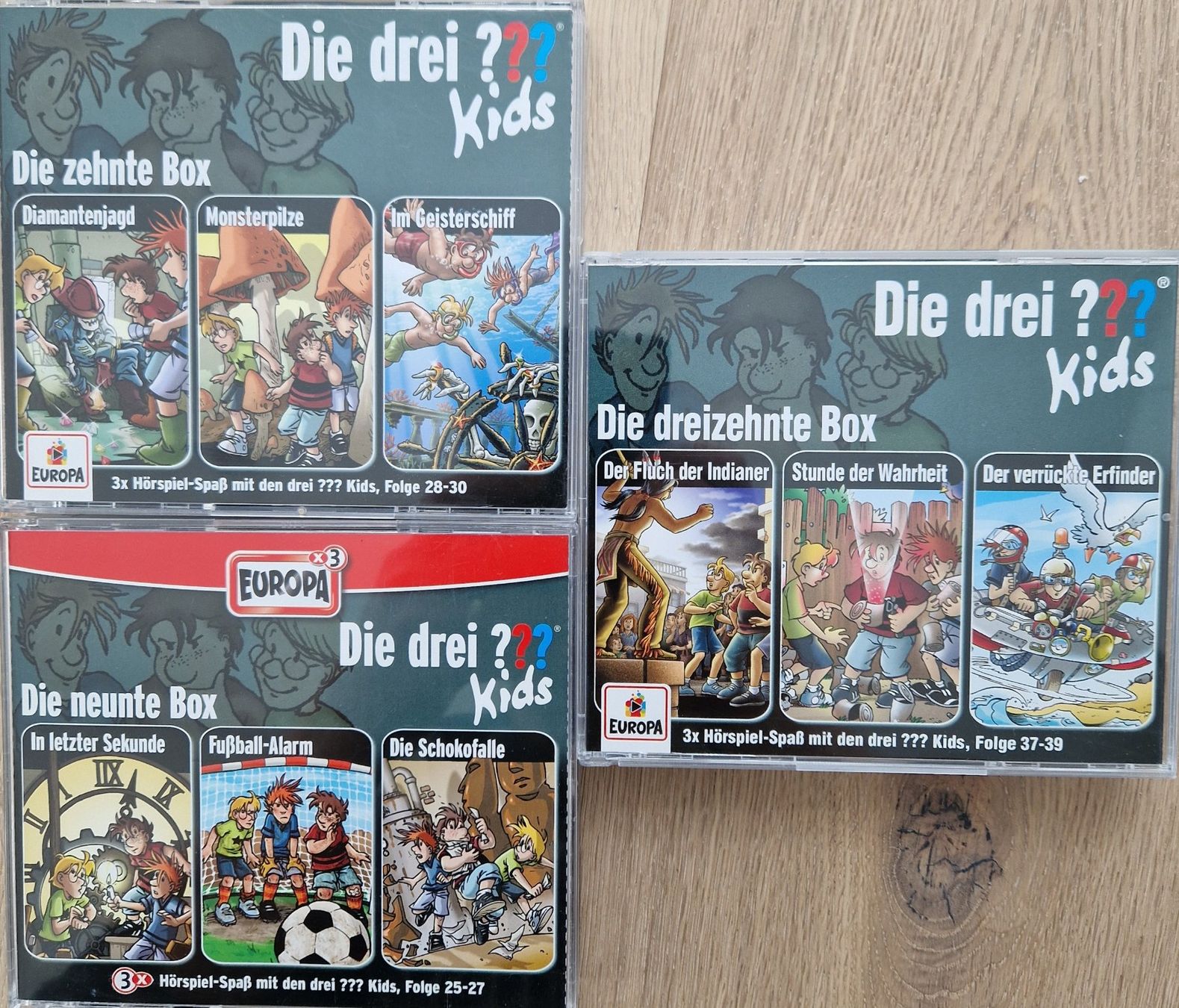 3 Boxen Die drei ??? Kids Hörspiele, Top Zustand! (Gebraucht) in ...
