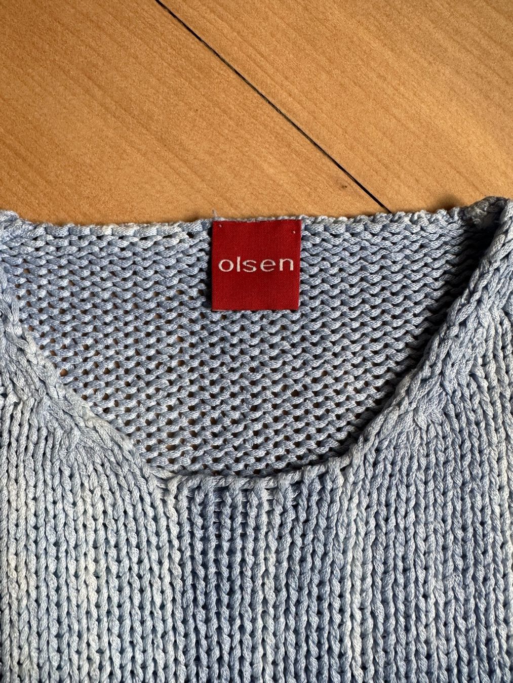 Pullover & Sweatshirts: OLSEN - Strickpullover hellblau 40 – Gebraucht aus Zürich von Diazaio 3