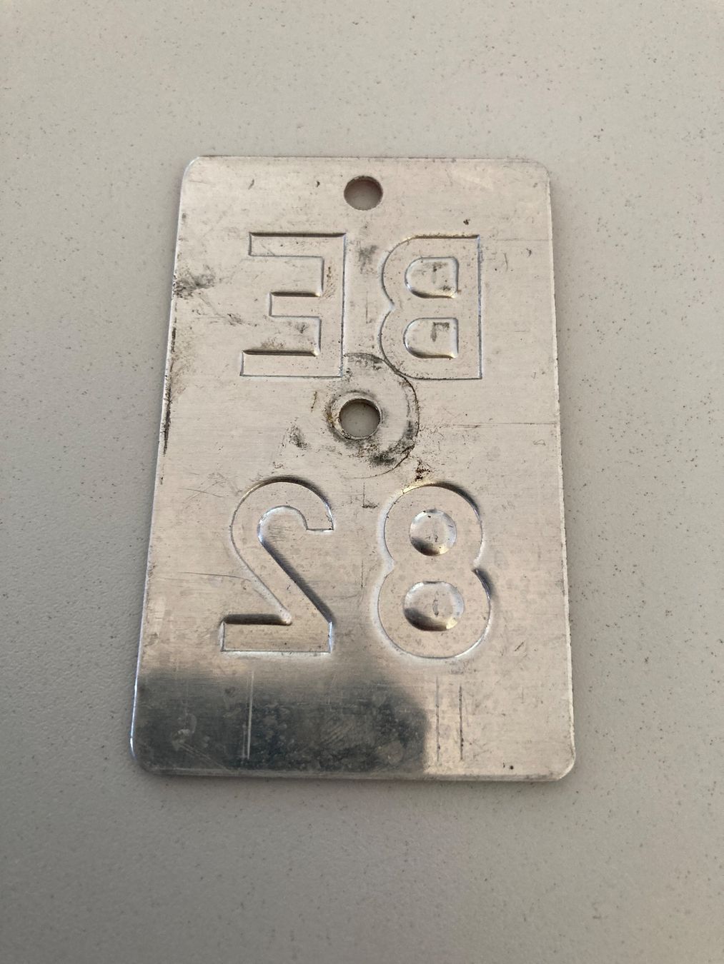 Ecriteaux: Velonummer Velo Nummer BE 82 – D'occasion à Aarwangen par to-hirschi 1