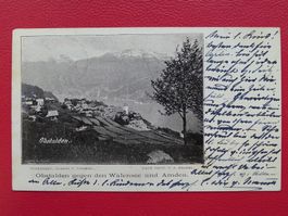 1898: Postkarte von OBSTALDEN: GLARUS nach MOLLIS