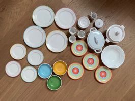 Porzellangeschirr Spielset (teilw. Villeroy&Boch, s. Fotos)