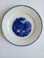 Société Céramique Delft Teller Landschap 20 cm Vintage