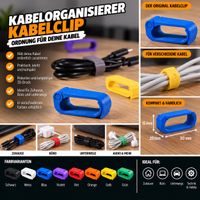 🔌 Kabelorganisierer / Kabelclip – Schluss mit Kabelsalat!