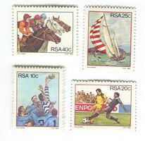 Briefmarken "Sport". Südafrika.