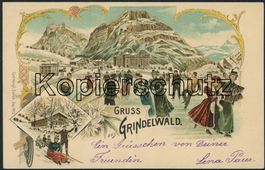 BE Grindelwald - Winter Litho - Sport