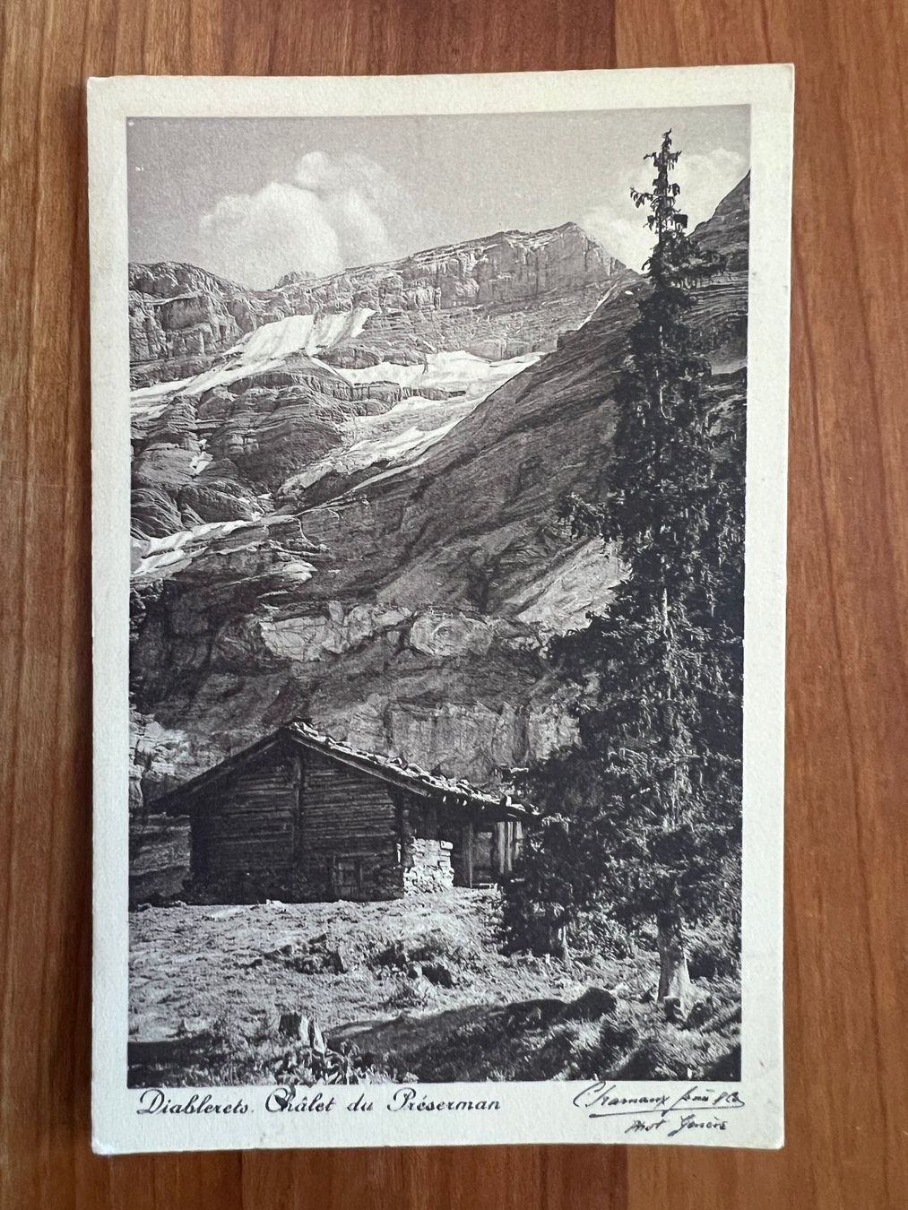 Cartoline postali: AK  1909 Diablerets Chalet Preserman  (G2036) – Usato da Hinwil venduto da Sidi4