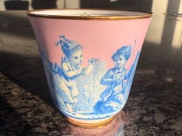Außergewöhnliche antike französische Sèvres Porzellan Tasse