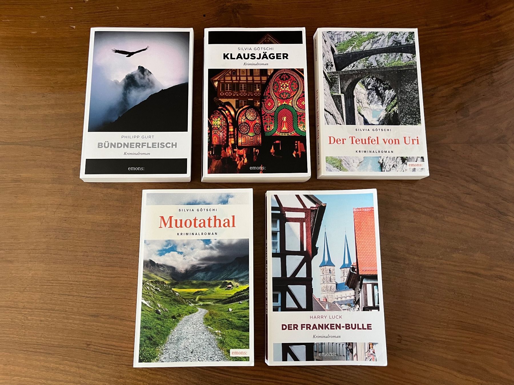 Bücher: 5 Krimis von Gotschi, Gurt und Luck – Gebraucht aus Rüfenach AG von luciferus