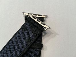 H-En Mer: Black Midnight Blue Armband für Apple Watch Ultra