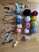 Stickgarn und Baumwollgarn Konvolut diverse Farben 