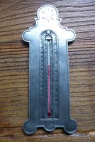 ZINNTHERMOMETER AUS DEM 19. JAHRHUNDERT, Antik, funktioniert