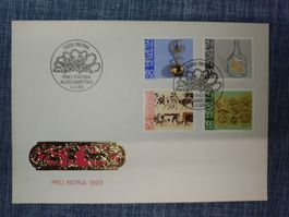 Erstagsbrief Pro Patria 1993
