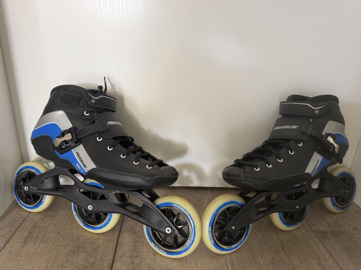 Inline-Skating & Rollschuhe: Powerslide R4 110 Speedskates Trinity (Inline Skates) – Gebraucht aus Oppligen von Merida007
