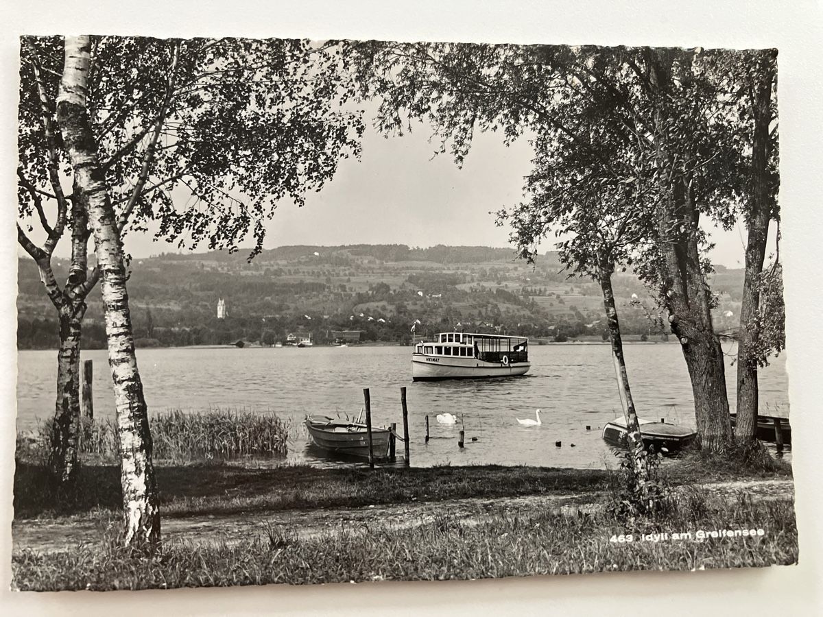 Cartoline postali: AK Greifensee 1957 – Usato da Zürich venduto da Classic_Collection_Zurich