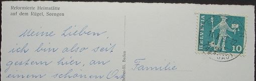 Cartes postales: SEENGEN Reformierte Heimstätte – D'occasion à Jona par philajona 1