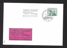 Sonderbrief A. 1224 Comptoir de Martigny 2.-10.10.1971